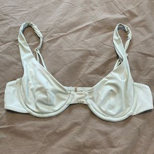 Riot Swim underwire light blue bikini top - size small